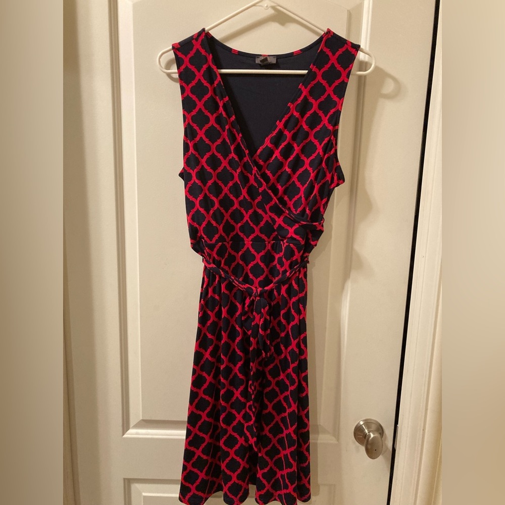 Sleeveless belted dress- {Stitch Fix}